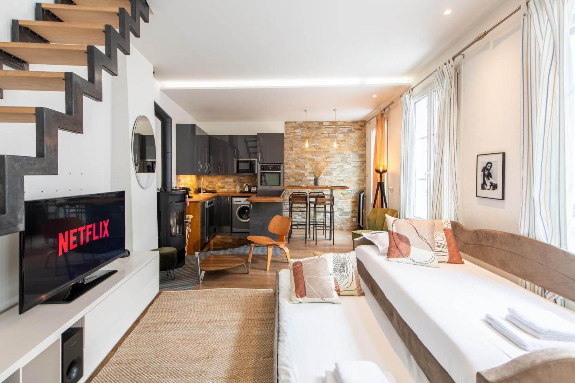 Amazing Loft In The Vibrant Area Near The Famous Bastille's Place Apartamento París
